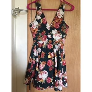 Floral print dress
